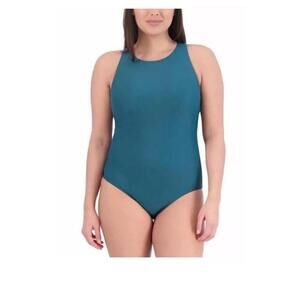 Eddie Bauer Women's Green Swimsuit-one-piece, Green, Small F9